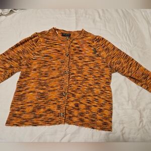 Lane Bryant Cardigan In Orange Size 18/20 Some Pilling On Bottom